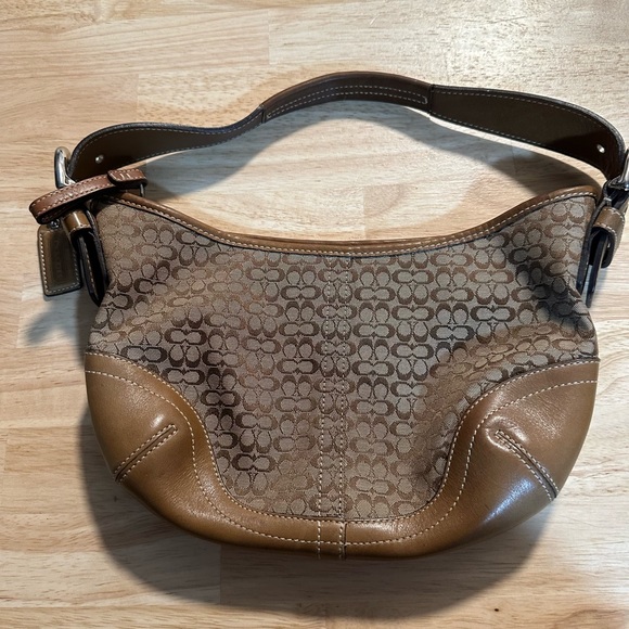 ショルダーバッグ Coach Sufflette leather One Shoulder Bag Vintage coach signature sufflette - Gem